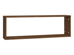 Discount Prateleiras em cubo 2pcs derivados de madeira carvalho PT945671 Castanho