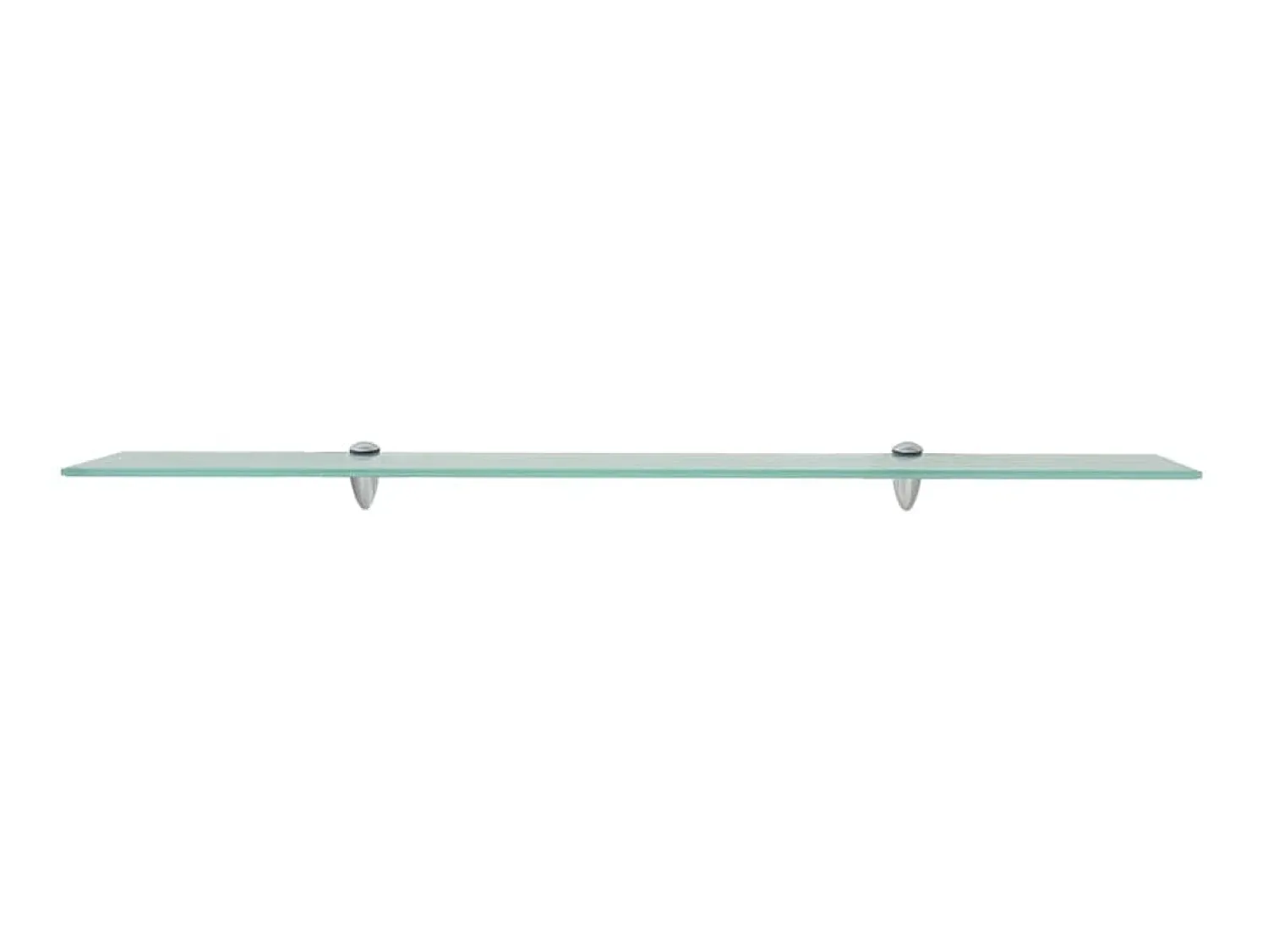 Prateleira| Prateleiras flutuantes 2 pcs vidro 100x20 cm 8 mm PT548226 Transparente