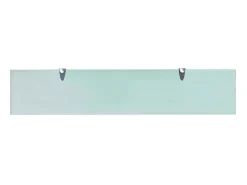 Prateleira| Prateleiras flutuantes 2 pcs vidro 100x20 cm 8 mm PT548226 Transparente