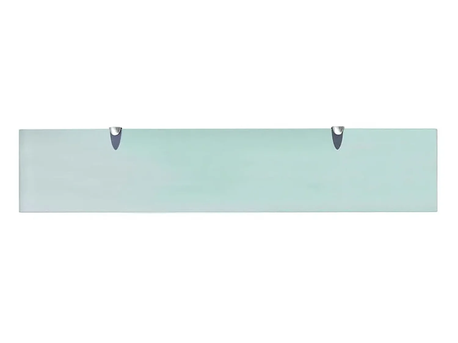 Prateleira| Prateleiras flutuantes 2 pcs vidro 100x20 cm 8 mm PT548226 Transparente