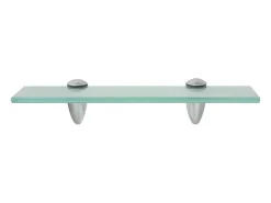 Prateleira|vidaxl Prateleiras flutuantes 2 pcs vidro 30x10 cm 8 mm Transparente