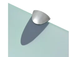 Prateleiras flutuantes 2 pcs vidro 60x10 cm 8 mm PT204788^ Prateleira