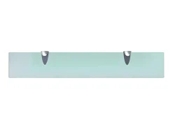 Prateleiras flutuantes 2 pcs vidro 60x10 cm 8 mm PT204788^ Prateleira