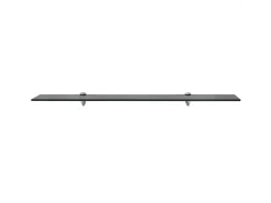 Prateleira| Prateleiras flutuantes 2 pcs vidro 90x20 cm 8 mm PT853976 Preto