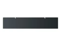 Best Prateleiras flutuantes 2 pcs vidro 100x20 cm 8 mm PT388012 Preto
