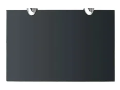Prateleira| Prateleiras flutuantes 2 pcs vidro 30x20 cm 8 mm PT372503 Preto