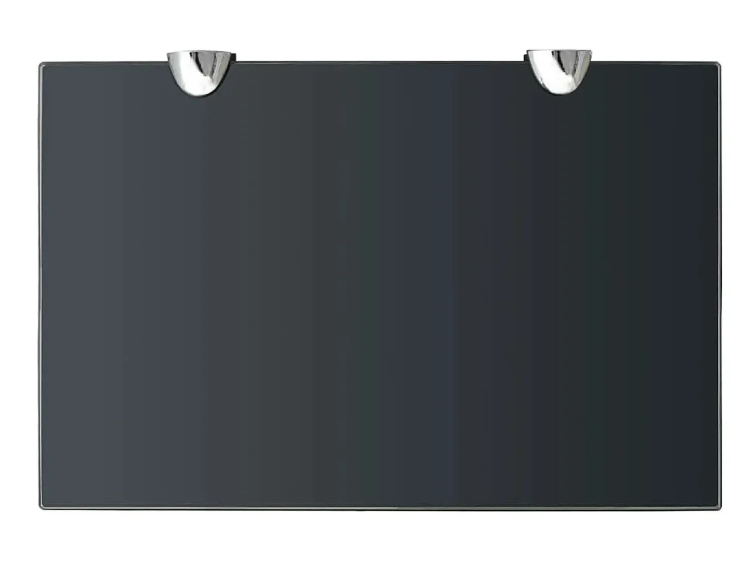 Prateleira| Prateleiras flutuantes 2 pcs vidro 30x20 cm 8 mm PT372503 Preto