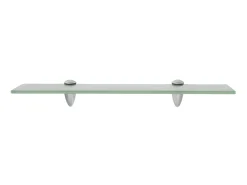Prateleiras flutuantes 2 pcs vidro 50x20 cm 8 mm PT879210^ Prateleira