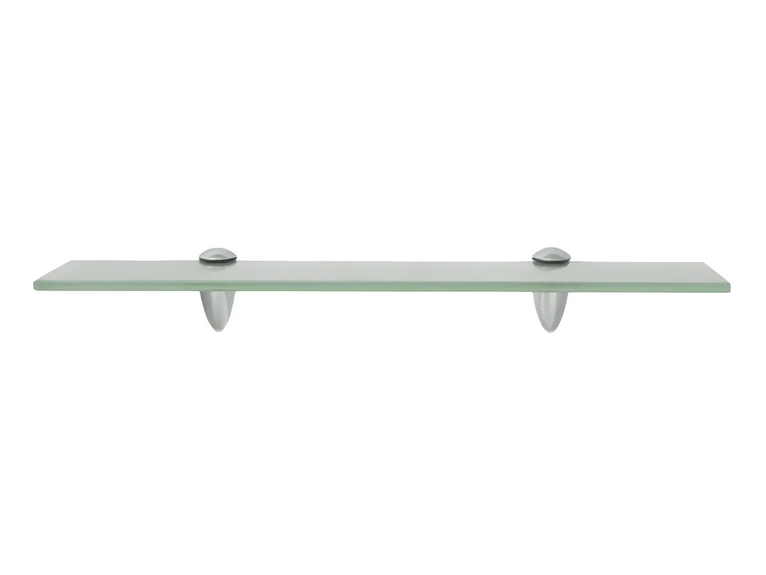 Prateleiras flutuantes 2 pcs vidro 50x20 cm 8 mm PT879210^ Prateleira