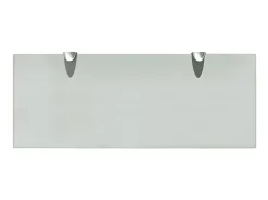Prateleiras flutuantes 2 pcs vidro 50x20 cm 8 mm PT879210^ Prateleira