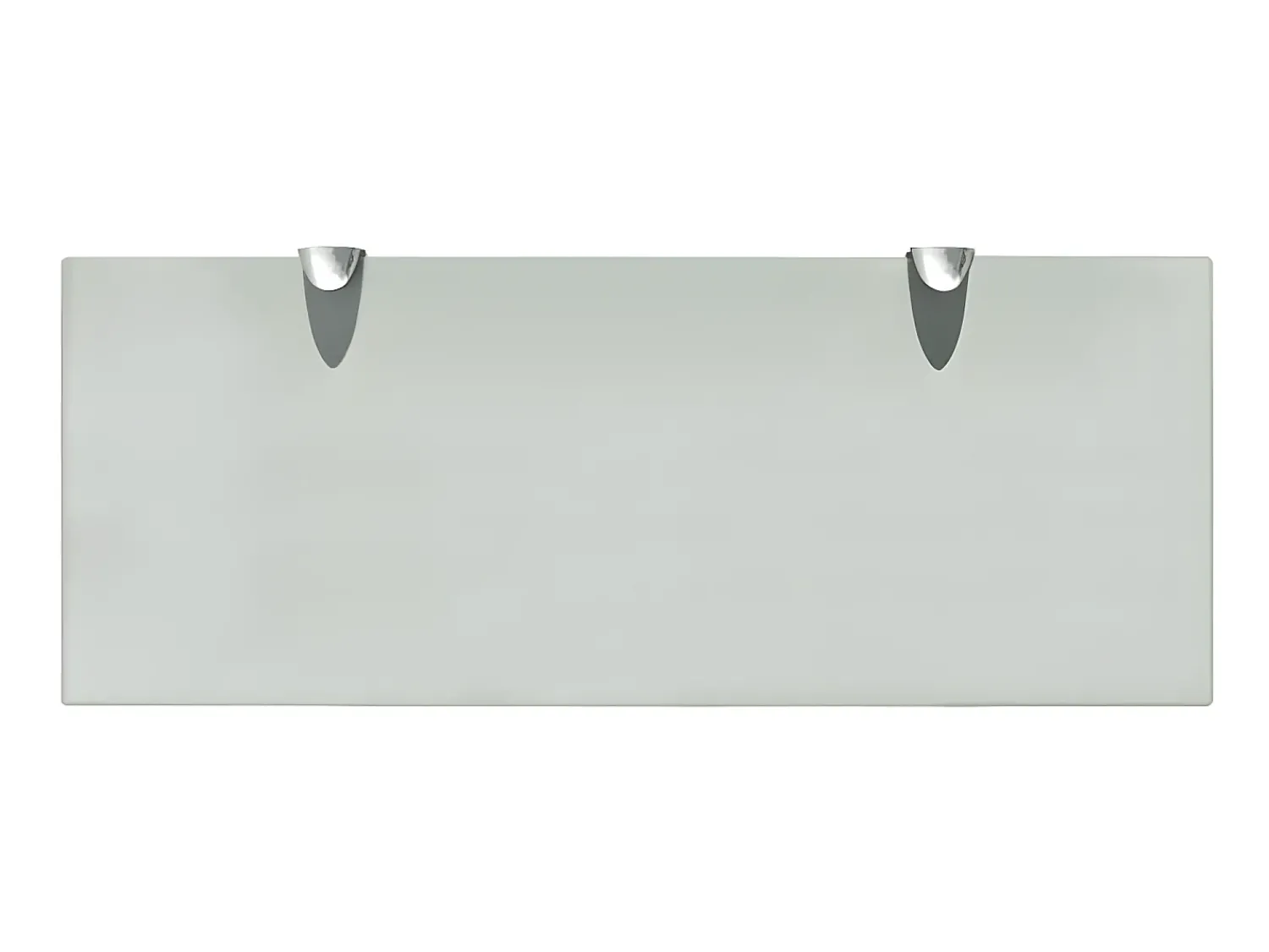 Prateleiras flutuantes 2 pcs vidro 50x20 cm 8 mm PT879210^ Prateleira