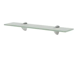 Prateleiras flutuantes 2 pcs vidro 50x20 cm 8 mm PT879210^ Prateleira
