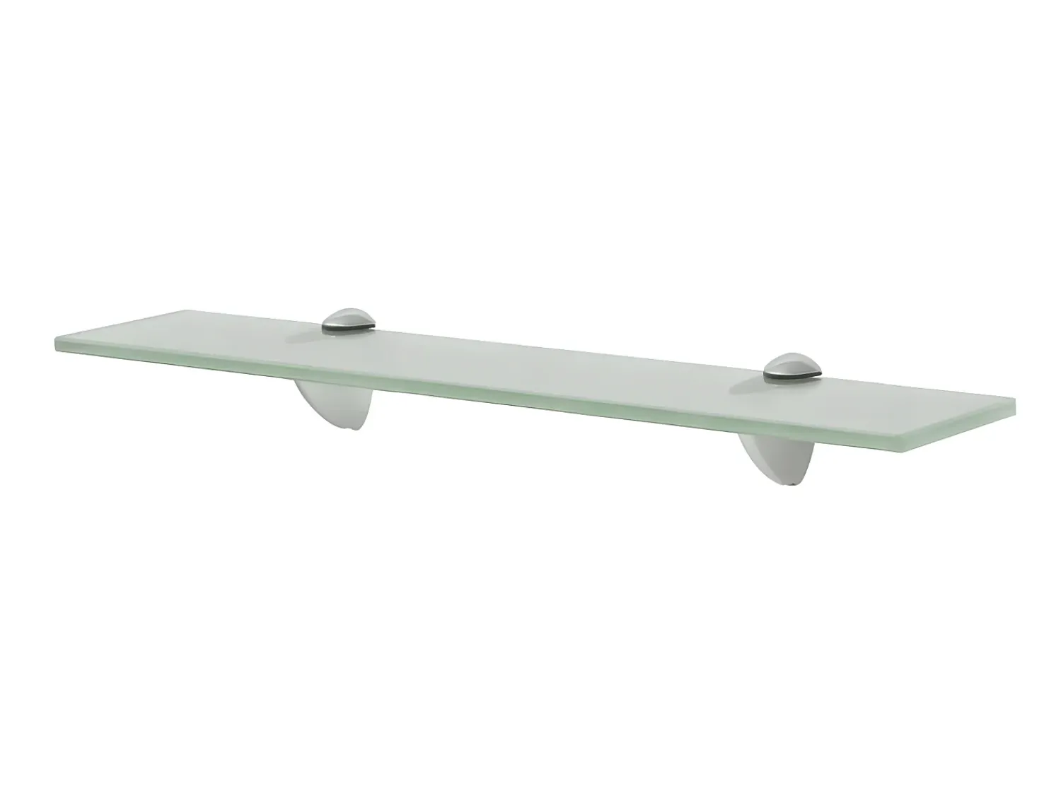 Prateleiras flutuantes 2 pcs vidro 50x20 cm 8 mm PT879210^ Prateleira