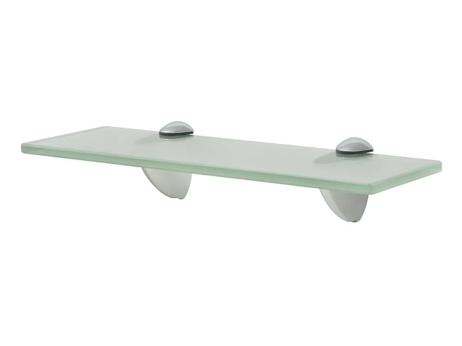 Prateleiras flutuantes 2 pcs vidro 30x10 cm 8 mm PT360156^ Prateleira