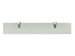 Prateleira* Prateleiras flutuantes 2 pcs vidro 60x10 cm 8 mm PT466749 Transparente