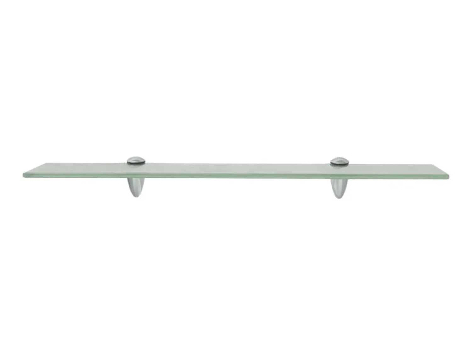 Prateleira* Prateleiras flutuantes 2 pcs vidro 60x10 cm 8 mm PT466749 Transparente