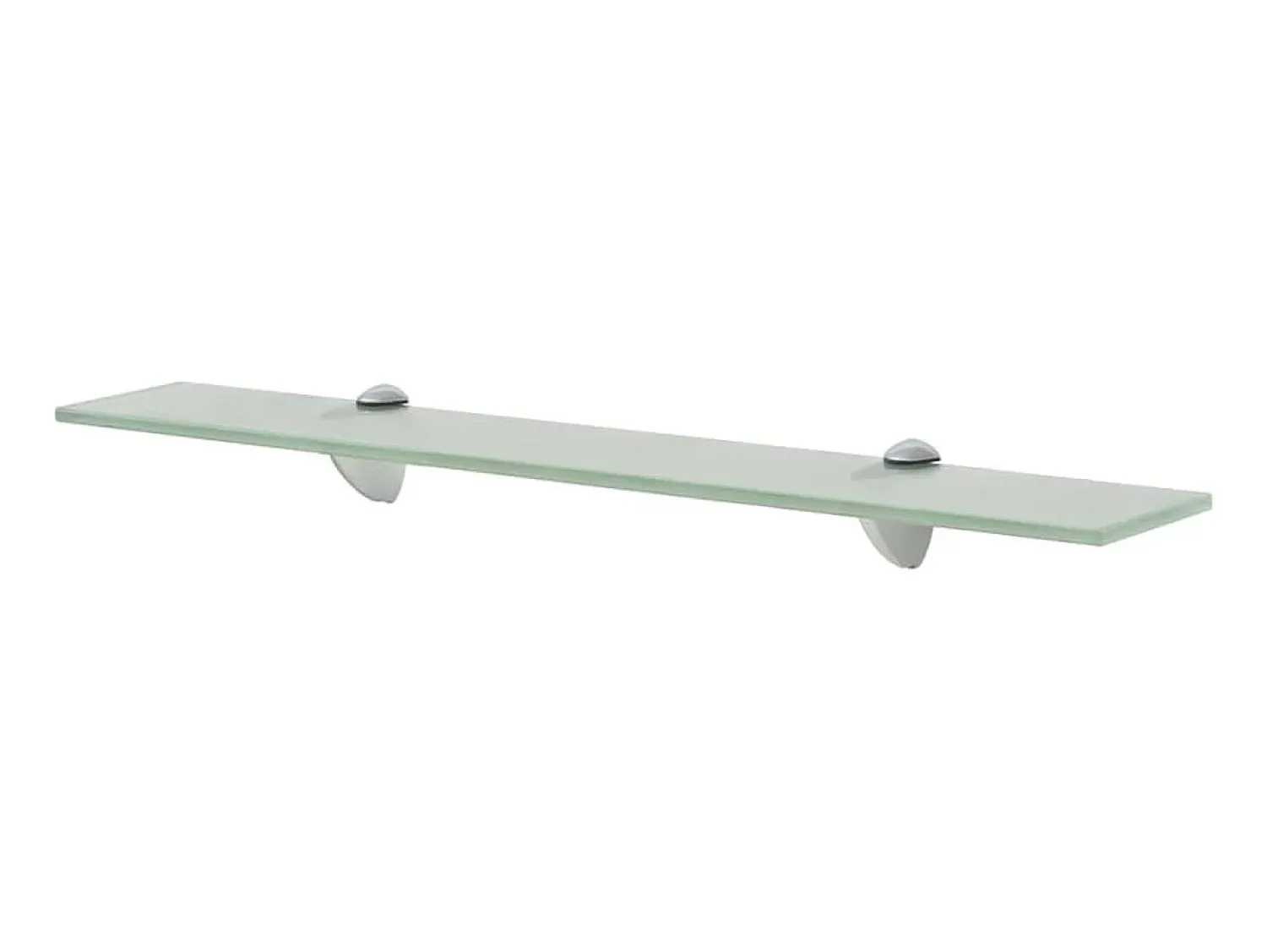 Prateleira* Prateleiras flutuantes 2 pcs vidro 60x10 cm 8 mm PT466749 Transparente