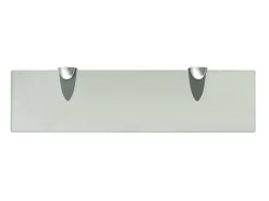Prateleira* Prateleiras flutuantes 2 pcs vidro 40x10 cm 8 mm PT936999 Transparente