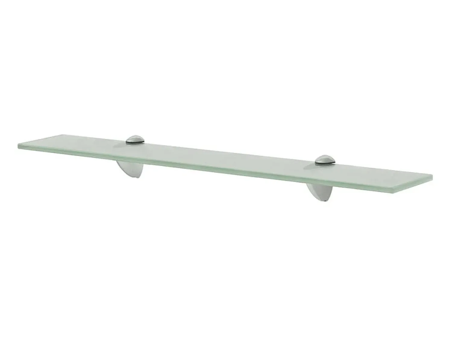 Prateleira* Prateleiras flutuantes 2 pcs vidro 60x20 cm 8 mm PT807456 Transparente