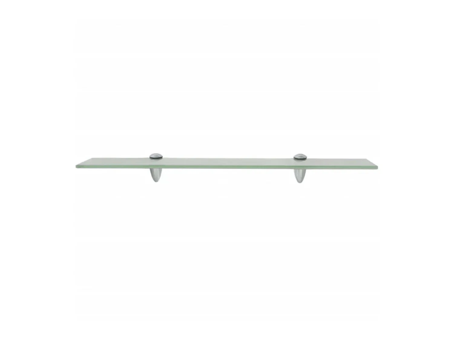 Prateleira* Prateleiras flutuantes 2 pcs vidro 60x20 cm 8 mm PT807456 Transparente
