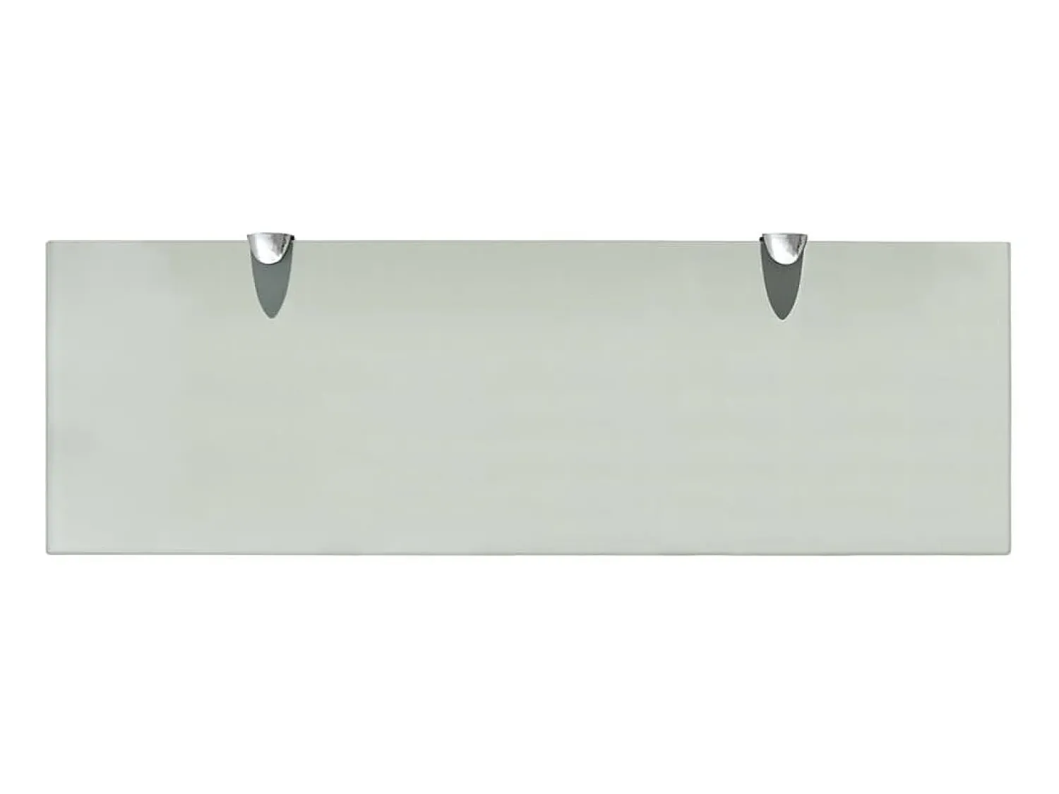 Prateleira* Prateleiras flutuantes 2 pcs vidro 60x20 cm 8 mm PT807456 Transparente