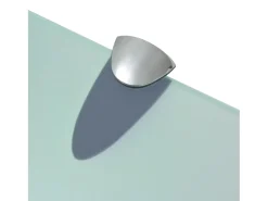 Clearance Prateleiras flutuantes 2 pcs vidro 100x10 cm 8 mm PT262104 Transparente