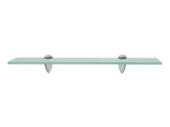 Prateleira* Prateleiras flutuantes 2 pcs vidro 50x20 cm 8 mm PT836797 Transparente