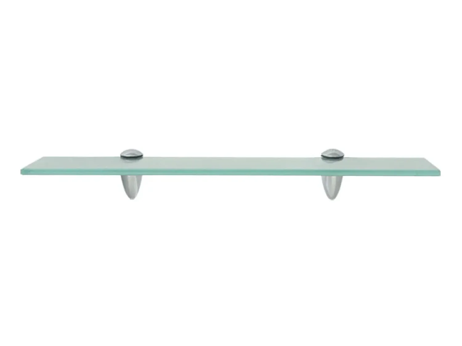 Prateleira* Prateleiras flutuantes 2 pcs vidro 50x20 cm 8 mm PT836797 Transparente