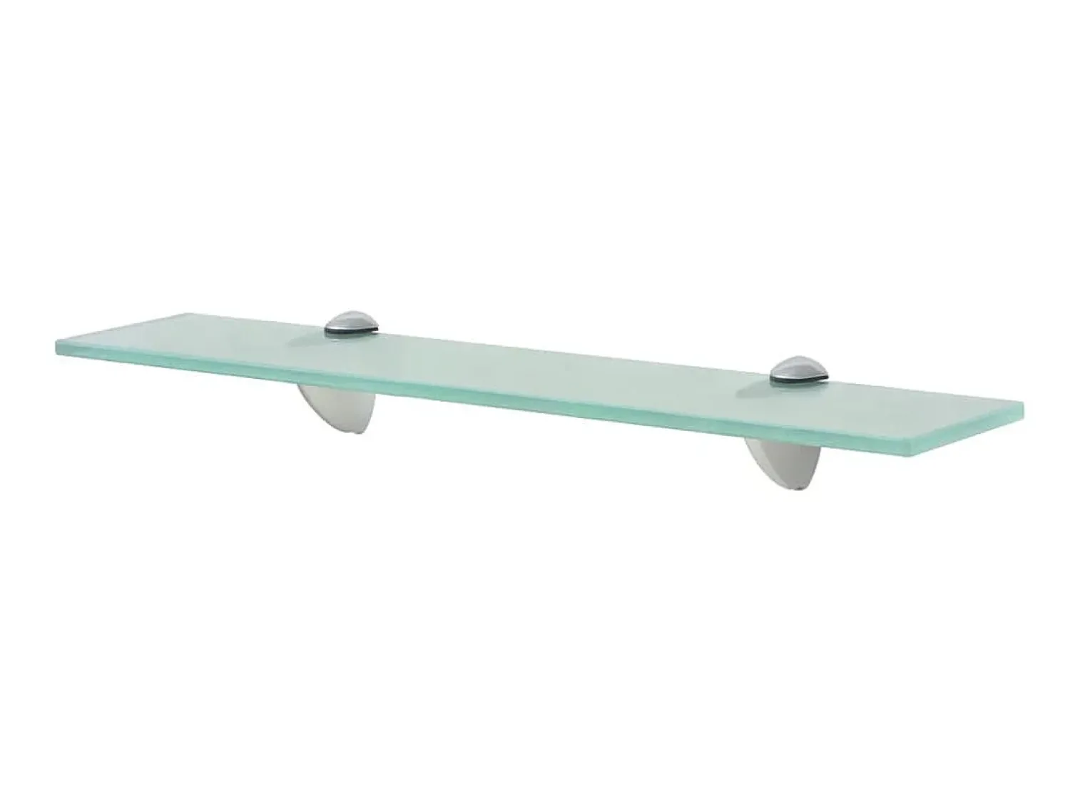 Prateleira* Prateleiras flutuantes 2 pcs vidro 50x20 cm 8 mm PT836797 Transparente