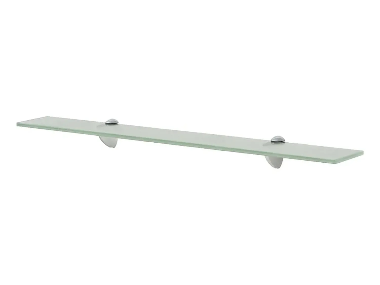 Prateleira* Prateleiras flutuantes 2 pcs vidro 70x20 cm 8 mm PT132240 Transparente