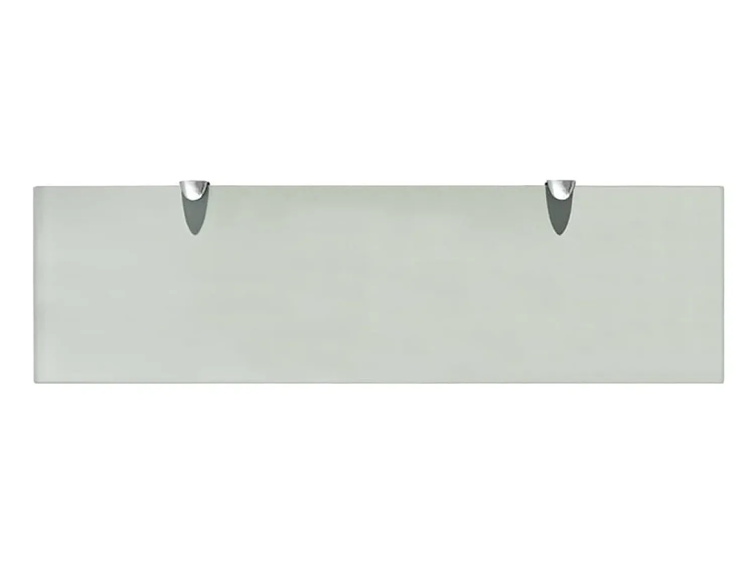 Prateleira* Prateleiras flutuantes 2 pcs vidro 70x20 cm 8 mm PT132240 Transparente