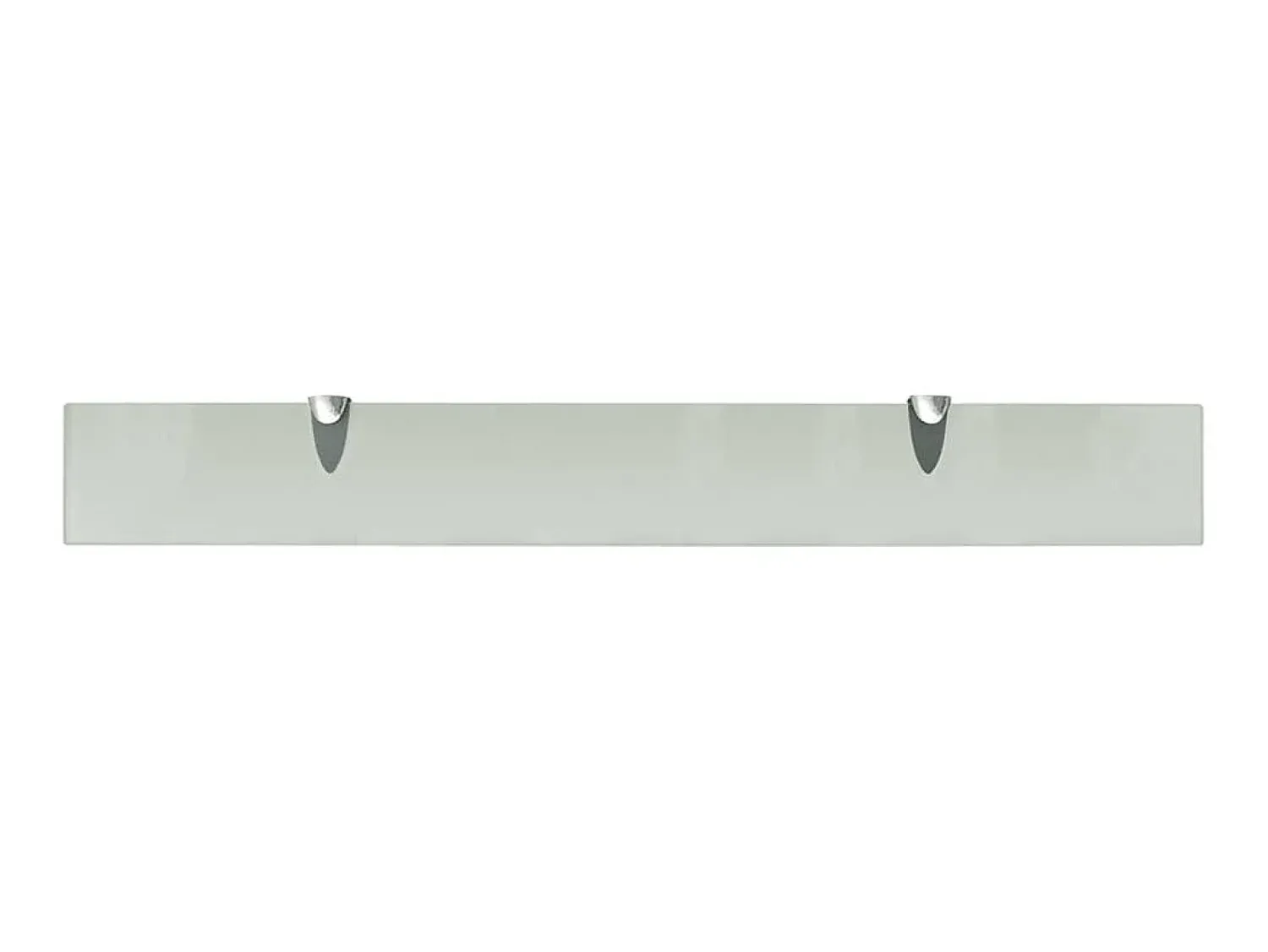 Clearance Prateleiras flutuantes 2 pcs vidro 80x10 cm 8 mm PT327860 Transparente