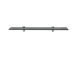 Online Prateleiras flutuantes 2 pcs vidro 60x10 cm 8 mm PT568399 Preto