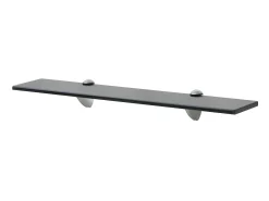 Online Prateleiras flutuantes 2 pcs vidro 60x10 cm 8 mm PT568399 Preto