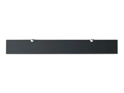 Prateleira* Prateleiras flutuantes 2 pcs vidro 80x10 cm 8 mm PT467018 Preto