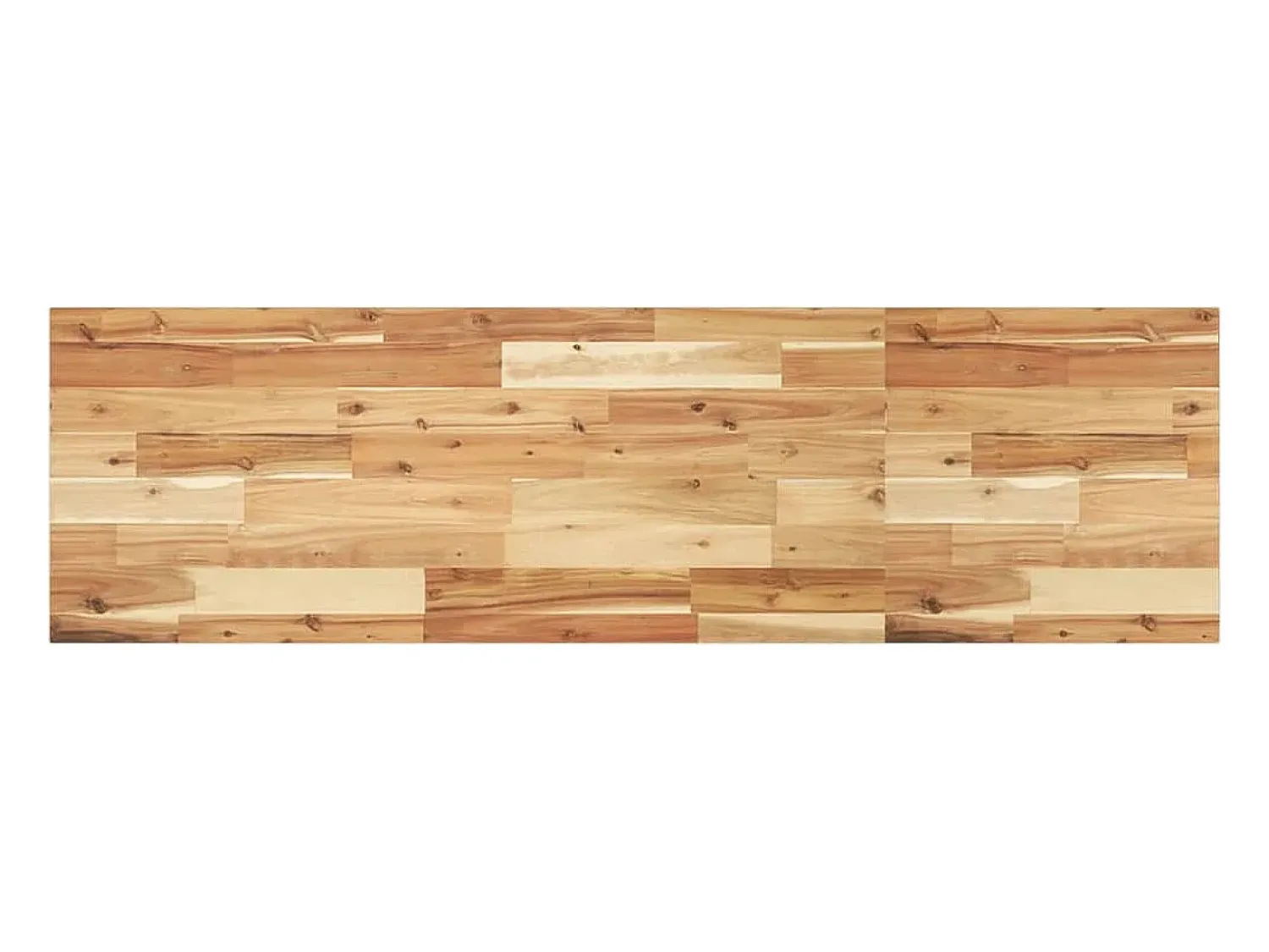 Outlet vidaxl Prateleiras flutuantes 2 pcs acácia maciça c/ acabamento a óleo Castanho