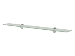 Prateleira| Prateleiras flutuantes 2 pcs vidro 80x20 cm 8 mm PT534015 Transparente