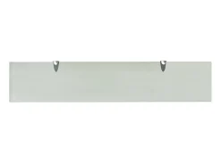 Prateleira* Prateleiras flutuantes 2 pcs vidro 100x20 cm 8 mm PT281337 Transparente