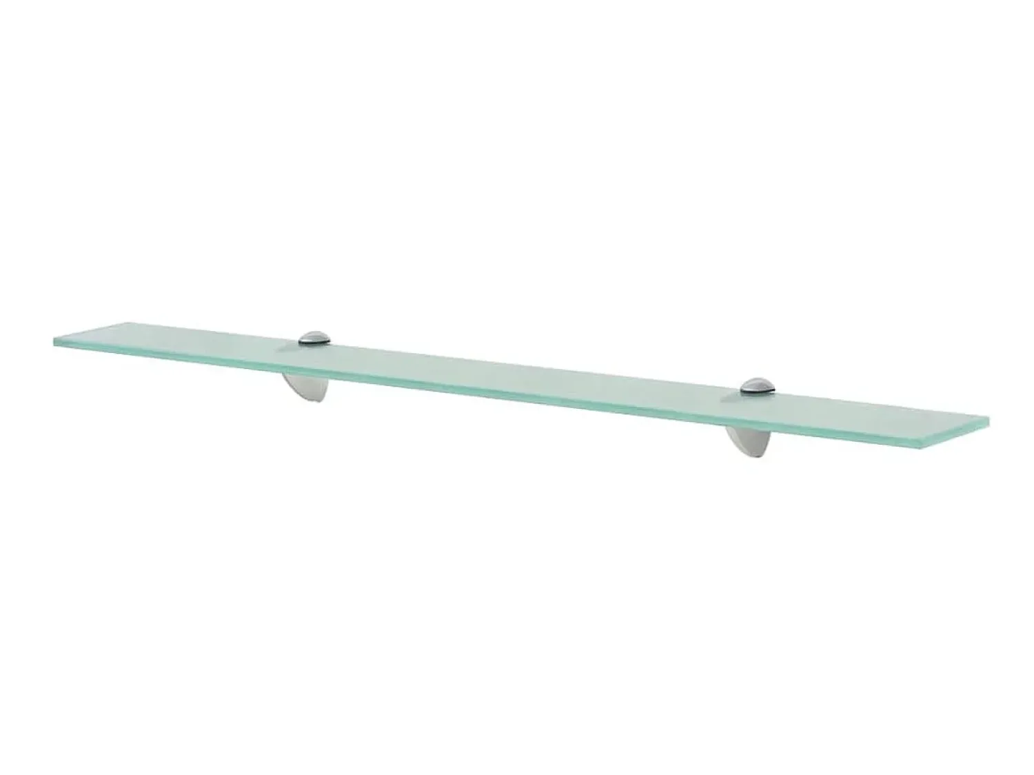 Prateleira| Prateleiras flutuantes 2 pcs vidro 80x10 cm 8 mm PT633080 Transparente