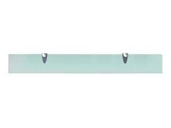 Prateleira| Prateleiras flutuantes 2 pcs vidro 80x10 cm 8 mm PT633080 Transparente