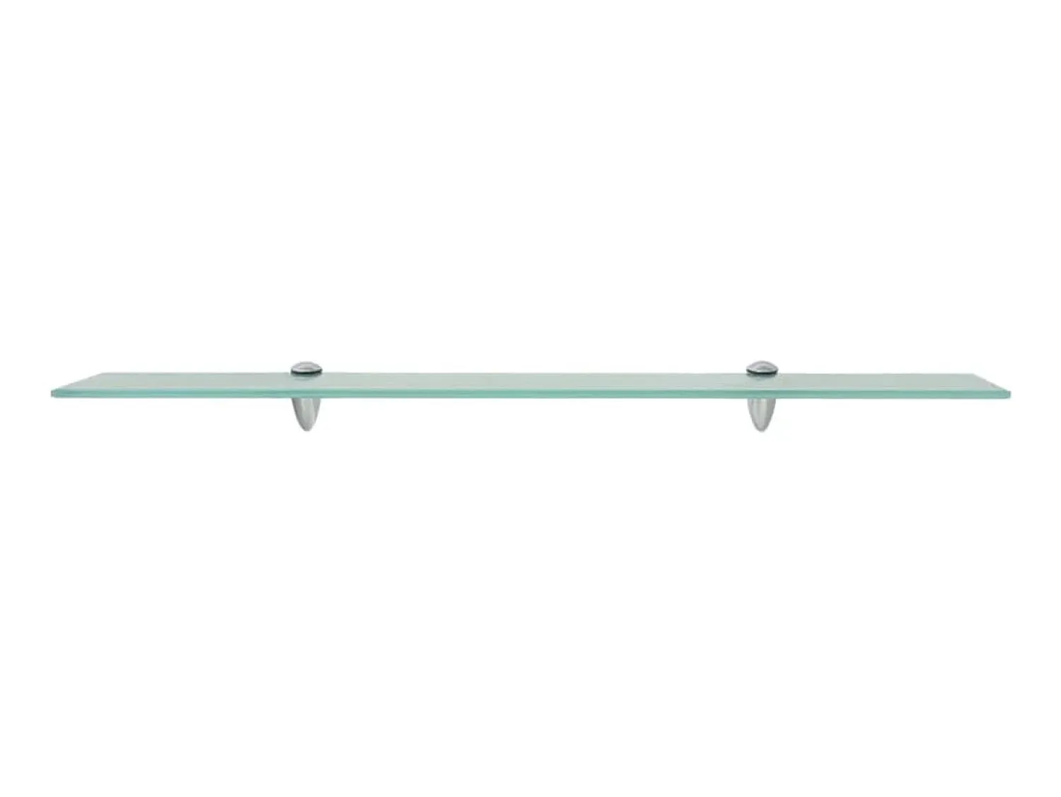 Prateleira| Prateleiras flutuantes 2 pcs vidro 80x10 cm 8 mm PT633080 Transparente