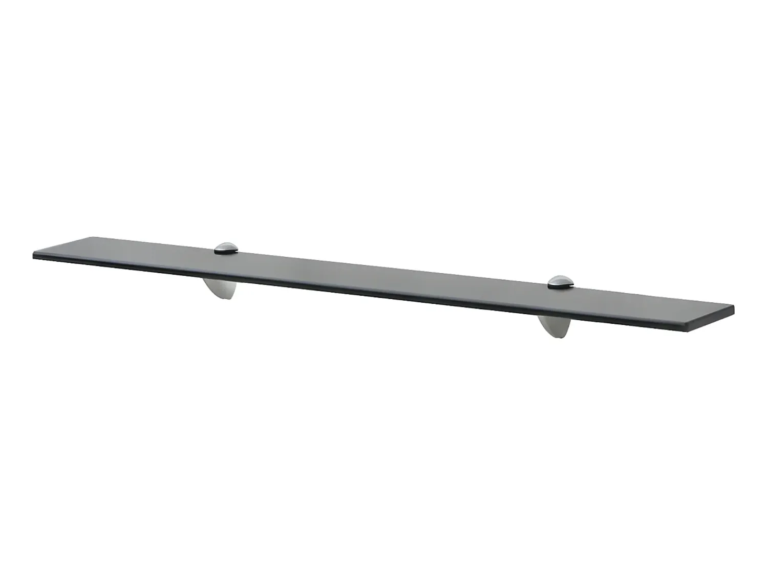 Prateleiras flutuantes 2 pcs vidro 80x20 cm 8 mm PT343333^ Prateleira