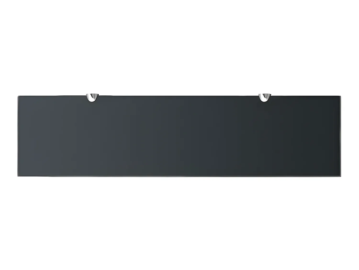 Prateleiras flutuantes 2 pcs vidro 80x20 cm 8 mm PT343333^ Prateleira