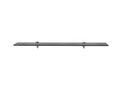 Prateleiras flutuantes 2 pcs vidro 80x20 cm 8 mm PT343333^ Prateleira