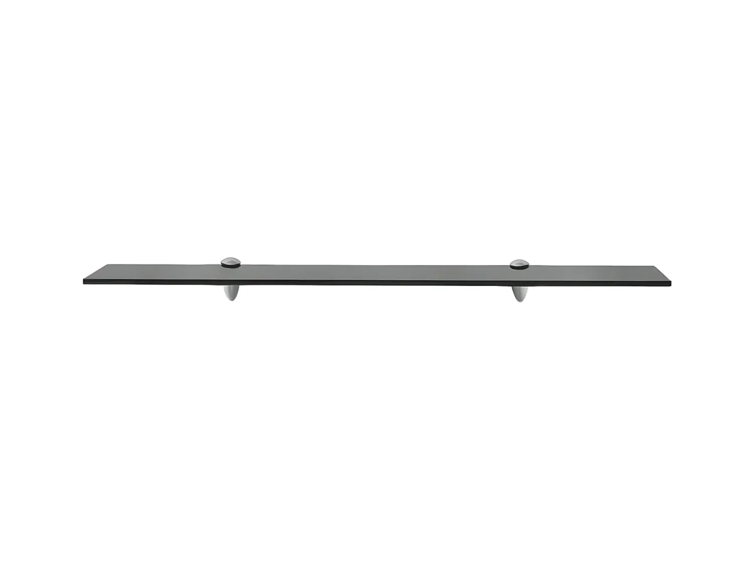Prateleiras flutuantes 2 pcs vidro 80x20 cm 8 mm PT343333^ Prateleira