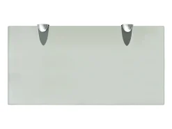 Hot Prateleiras flutuantes 2 pcs vidro 40x20 cm 8 mm PT845235 Transparente