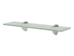 Hot Prateleiras flutuantes 2 pcs vidro 40x20 cm 8 mm PT845235 Transparente