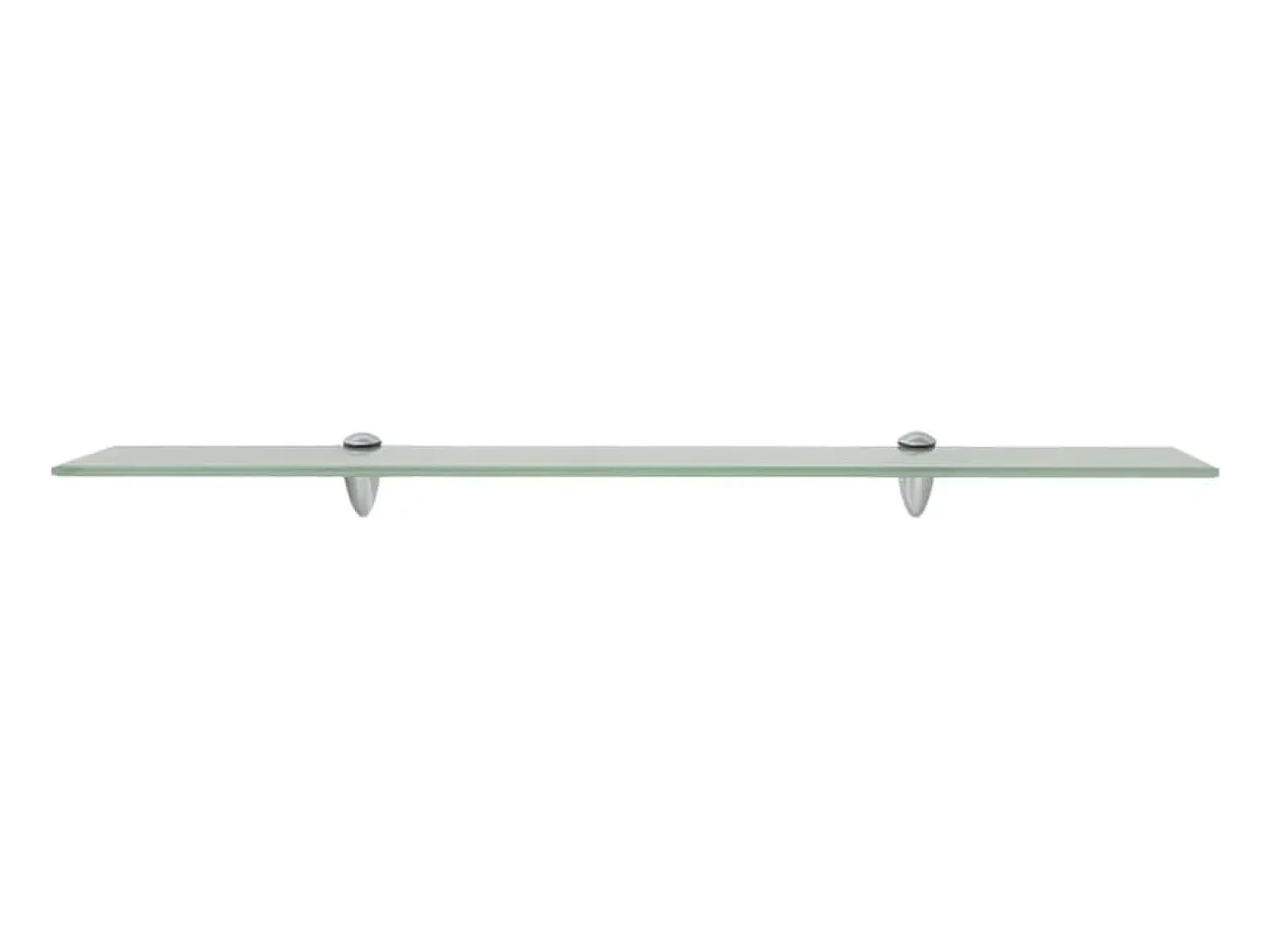 vidaxl Prateleiras flutuantes 2 pcs vidro 80x20 cm 8 mm^ Prateleira