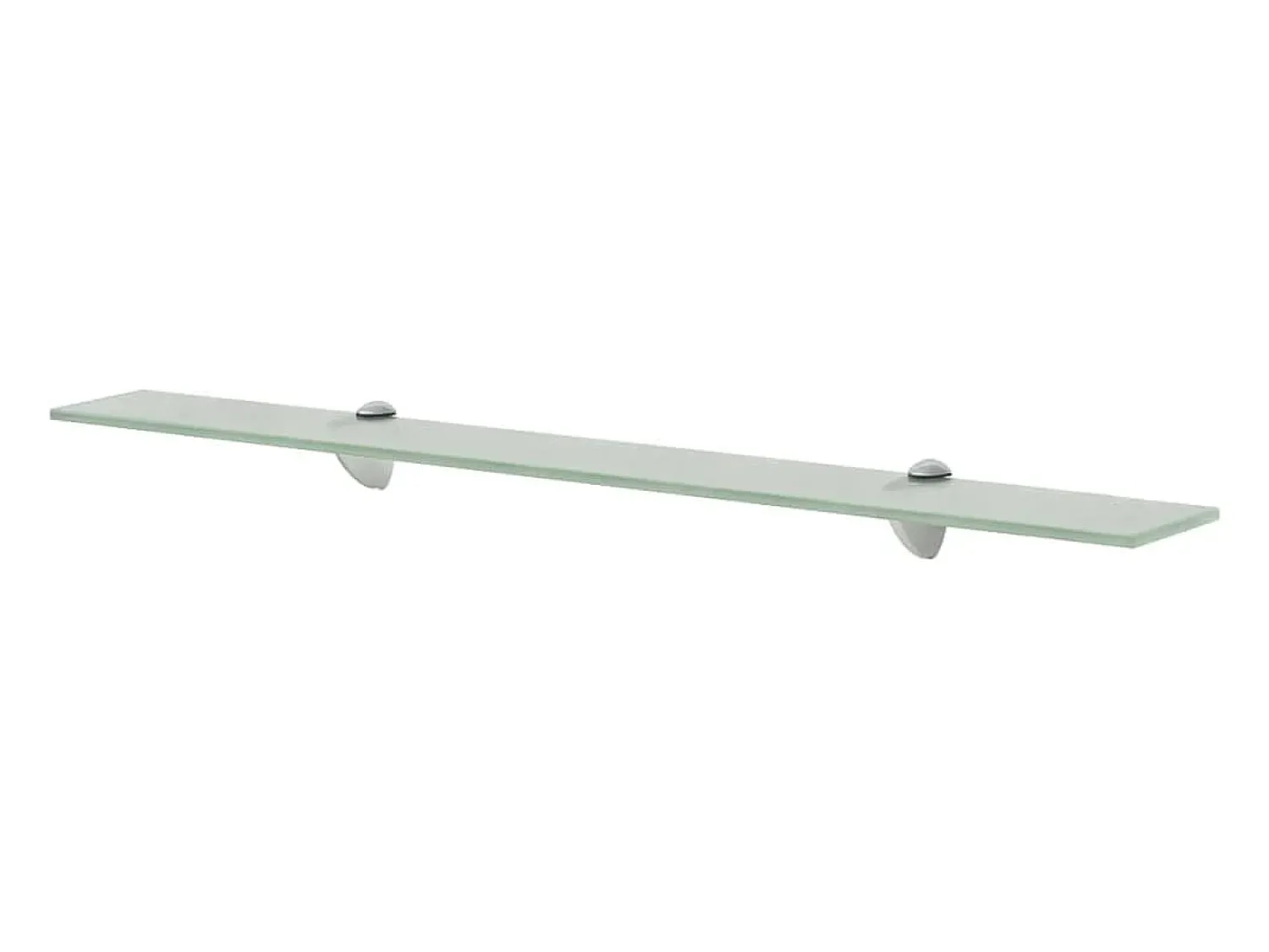 vidaxl Prateleiras flutuantes 2 pcs vidro 80x20 cm 8 mm^ Prateleira