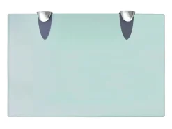 Prateleira* Prateleiras flutuantes 2 pcs vidro 30x20 cm 8 mm PT136107 Transparente